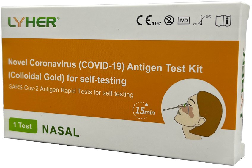 NOVEL CORONAVIRUS (COVID-19) ANTIGEN TEST KIT (COLLOIDAL GOLD) FOR SELF-TESTING