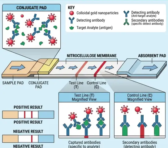 Colloidal Gold Immunochromatography
